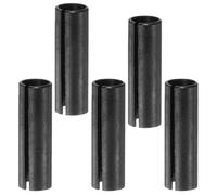 sourcing map Adaptador de portabrocas de 8 mm a 6,35 mm, acero al carbono, CNC, convertidor de brocas de grabado CNC para carpintería, herramienta de grabado, 5 unidades