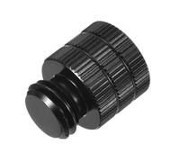 sourcing map Adaptador de soporte de micrófono 1/4 hembra a adaptador de rosca macho M12 para soporte de micrófono a adaptador de trípode de cámara