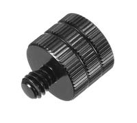 sourcing map Adaptador de soporte de micrófono, adaptador de rosca M6 hembra a 1/4 macho para soporte de micrófono a adaptador de trípode de cámara