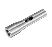 sourcing map Adaptador reductor de eje R8 a MT2 Morse para taladro de fresado de torno M12 rosca 45# acero