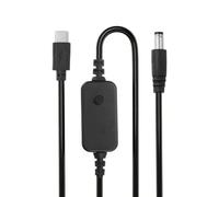 sourcing map Adaptador USB C a CC PD de 1,18 m, 5 V, 9 V, 12 V, 15 V, 20 V, cable de alimentación tipo C a CC, convertidor de cargador para tabletas, luz LED, lámparas, routers, laptop, altavoz