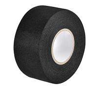 sourcing map Adhesiva Tela Cinta Cables Mazos Telares Solo-Lado 40mm x 15m Negro