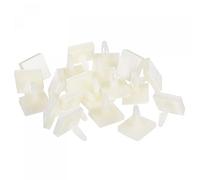 sourcing map Adhesivo PCB Espaciador Adhesivo Separadores Plástico Columna 4.8mm Soporte Altura para Circuito Placa Fijo, Paquete de 20