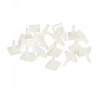 sourcing map Adhesivo PCB Espaciador Adhesivo Separadores Plástico Columna 6,3 mm Soporte Altura para Circuito Placa Fijo, Paquete de 20