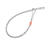 sourcing map Agarre de calcetines para tirar de cables, agarre de malla de alambre de 3.2 pies para cable de 9-16 mm, agarres antideslizantes de alambre de acero galvanizado de una sola cabeza, rojo