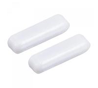 sourcing map Agitador Magnético, Varilla Barra Agitador para Mezclador en Forma de Cilindro de 12mm(0,47"), Imán de Revestimiento de PTFE Blanco para Laboratorio, Paquete de 2