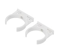sourcing map Agua Filtro Clip para 10 Pulgadas y 11 Pulgadas Agua Purificador Filtro Clip Abrazadera Blanco Paquete de 2