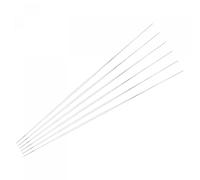 sourcing map Agujas para Abalorios, Agujas de Bordado con Cuentas de Ojo Grande de Acero Inoxidable 10cm, 6uds