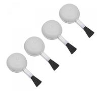 sourcing map Aire Polvo Soplador y Suave Cepillo 4 Paquetes 20mm Teclado Limpieza Cepillo para Portátil Computadora Pantallas Teclado Ventana Gris