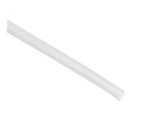 sourcing map Aislamiento Trenzado Manguito, 16,4 Pies-5mm Alta TEMPERATURA Vidrio Fibra Manguito Blanco