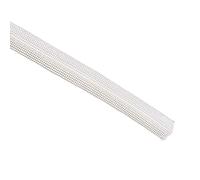 sourcing map Aislamiento Trenzado Manguito, 3.3 Pies-10mm Alta TEMPERATURA Vidrio Fibra Manguito Blanco