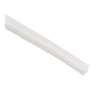 sourcing map Aislamiento Trenzado Manguito, 9.8 Pies-10mm Alta TEMPERATURA Vidrio Fibra Manguito Blanco