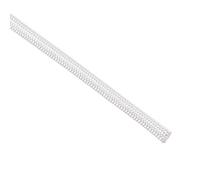 sourcing map Aislamiento Trenzado Manguito, 9.8 Pies-3mm Alta TEMPERATURA Vidrio Fibra Manguito Blanco