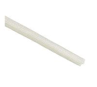 sourcing map Aislamiento Trenzado Manguito, 9,8 Pies-7mm Alta TEMPERATURA Vidrio Fibra Manguito Blanco