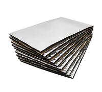 sourcing map Aislante Térmico Acústico Insonorizante Estera De Insonorización Coche 9Pcs 20X12Pulgadas