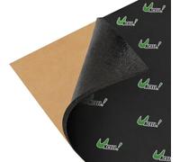 sourcing map 60cmX100cm Aislante Térmico Insonorizante Forro Papel Adhesivo 8mm de Espesor Espuma Aislante Acústico Insonorización Coche Negro