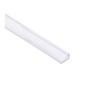 sourcing map Ajuste Sello, PVC U-Sello Canal Borde Protector Hoja, Encaja 1-3mm Borde 1Metro/3.28Pies Longitud, 0.39" Altura Transparente
