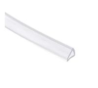 sourcing map Ajuste Sello, PVC U-Sello Canal Borde Protector Hoja, Encaja 3-5mm Borde 3Metros/9.84Pies Longitud, 0.28" Altura Transparente