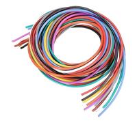 sourcing map Alambre de silicona de calibre 14, cable eléctrico trenzado de 14 AWG, alambre de cobre estañado flexible, alambre de conexión de alta temperatura, 10 colores, 1,5 m, para modelos de