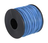 sourcing map Alambre de silicona de calibre 26, cable eléctrico trenzado de 26 AWG, alambre de conexión de alta temperatura, alambre de cobre estañado de 75 m, carrete azul para cableado de modelo,