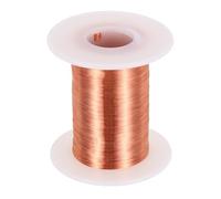 sourcing map Alambre magnético de 40 AWG, alambre de cobre esmaltado de calibre 40, alambre de bobina magnética de 4 onzas para transformador, motor, eléctrico, 155C (311F)