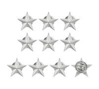 sourcing map Alfileres de solapa de estrella, pines de premio, insignia de estrella para hombres y mujeres, mochilas, sombreros, chaquetas, accesorios de disfraces, regalos, talla única, Zinc