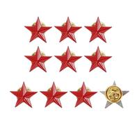 sourcing map Alfileres de solapa de estrella, pines de premio, insignia de estrella para hombres y mujeres, mochilas, sombreros, chaquetas, accesorios de disfraces, regalos, talla única, Zinc