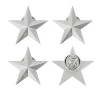 sourcing map Alfileres de solapa de estrella, pines de premio, insignia de estrella para hombres y mujeres, mochilas, sombreros, chaquetas, accesorios de disfraces, decoraciones, talla única, Zinc