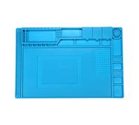 sourcing map Alfombrilla Soldadura ESD de Silicona Extra Grande 450x300mm | Estera Antiestática de Reparación Electrónica, Magnético Resistencia al Calor 932°F, para Banco Trabajo Soldador