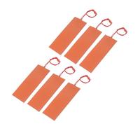 sourcing map Almohadilla de Calentamiento de Silicona, Película Calentadora de 12V 20W, Placa de Calentamiento Flexible de 150mmx50mm, Estera Calentadora, Paquete de 6