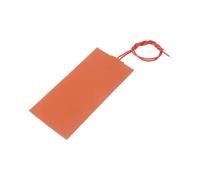 sourcing map Almohadilla de Calentamiento de Silicona, Película Calentadora de 12V 30W, Placa de Calentamiento Flexible de 150mmx50mm, Manta Calentadora para Temperatura Constante