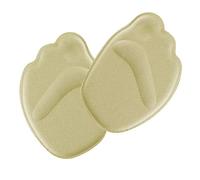 sourcing map Almohadilla Metatarsiana De Gel Para Mujeres Hombres De Espuma De Memoria Transpirable Con Insertos De Tacón Color De Piel 2 Par(4 pcs)