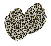 sourcing map Almohadilla Metatarsiana De Gel Para Mujeres Hombres De Espuma De Memoria Transpirable Con Insertos De Tacón Estampado De Leopardo 1 Par(2 pcs)