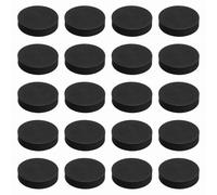 sourcing map Almohadillas de aislamiento de altavoz de una sola cara, 70 mm x 16 mm, redondas, negras, antideslizantes, de espuma acústica, base antivibración para cubiertas, altavoz, subwoofer