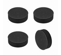 sourcing map Almohadillas de aislamiento de altavoz de una sola cara, 70 mm x 20 mm, redondas, negras, antideslizantes, de espuma acústica, base antivibración para cubiertas, altavoz, subwoofer