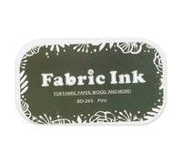 sourcing map Almohadillas de tinta para sellos, almohadilla de tinta de tela de 3.7 x 2.2 pulgadas para tela, madera, papel, huellas dactilares, fabricación de tarjetas de bricolaje, verde pino