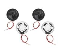 sourcing map Altavoces magnéticos internos redondos de metal de 1,25 mm, 36 mm de diámetro, 0,5 W, 8 ohmios, carcasa de hierro, pequeños altavoces para micro bocinas fuertes, reemplazo de DVD