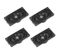 sourcing map Altavoz magnético de 2 W y 8 ohmios, 20 mm x 40 mm, forma cuadrada, repuesto para laptop, 4 piezas