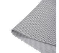 sourcing map Altavoz Parrilla Tela 40x55 Pulgadas Estéreo Malla Tela Protección Polvo Prueba Tela para Hogar Altavoz Reparación Claro Gris
