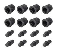sourcing map Altavoz Pequeño Clavijas Kit Guías 19,5mm Negro Diámetro 5,6mm 8 Pares