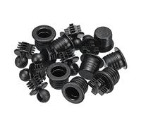 sourcing map Altavoz Rejilla Guías Plástico Negro Bola Zócalo Tipo Diámetro 10,7mm para Altavoz Piezas Accesorios Paquete de 8