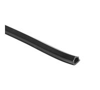 sourcing map Aluminio Perfil Ranura Cubierta Plano Sello Negro 6M 6mm 2020 Serie para 3D Impresora Accesorios Paquete de 1