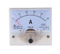 sourcing map Amperímetro Ampere Calibre Probador 1 Pcs 85C1-A Medidor De Panel De Corriente Analógica DC 50A