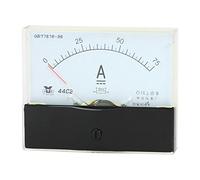 sourcing map Analógico Corriente Panel Medidor DC 0-75A 44C2/75A Amperímetro para Automotriz Circuito Prueba Carga Batería Amperios Probador Calibre Paquete de 1