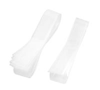 sourcing map Ancho plano 41 mm Relación 2: 1 Diámetro 25 mm Poliolefina transparente Tubo termorretráctil 1M 3.3Ft