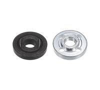 sourcing map Ángulo Amoladora Brida Bloqueo Tuerca Juego M10 x 30mm Interior Exterior Férulas Motor Eje Acoplador Sierra Hoja Brida Tuerca