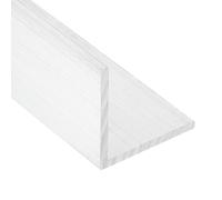 sourcing map Ángulo de aluminio, 1.57 x 1.57 x 16 pulgadas de largo 0.12 pulgadas de grosor de pared 6063 barras de aluminio T5 para construcción de edificios, muebles, estantes, soportes, bricolaje