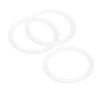 sourcing map Anillo de silicona blanco de repuesto para cafetera de 70 x 85 x 3,3 mm para cafetera de aluminio de 9/12 tazas, paquete de 3
