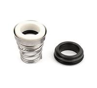 sourcing map Anillo Retén Del Eje Mecánico de La Bomba de Agua Resorte de Bobina Cerámicas de 17mm de Diámetro Interior