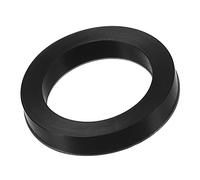 sourcing map Arandela plana de goma de nitrilo de 27 mm, arandela de identificación para conector rápido tipo llave, color negro, paquete de 5